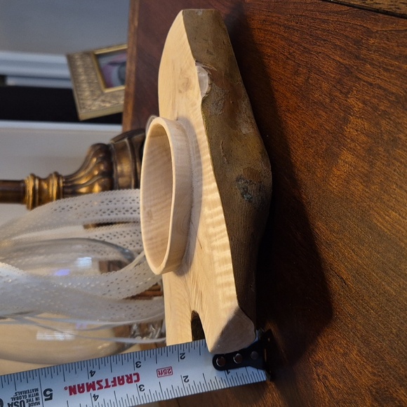 Hand Turned, Hand Crafted, Hand Made Small Wooden Trinket Tray/Dish - Picture 6 of 6